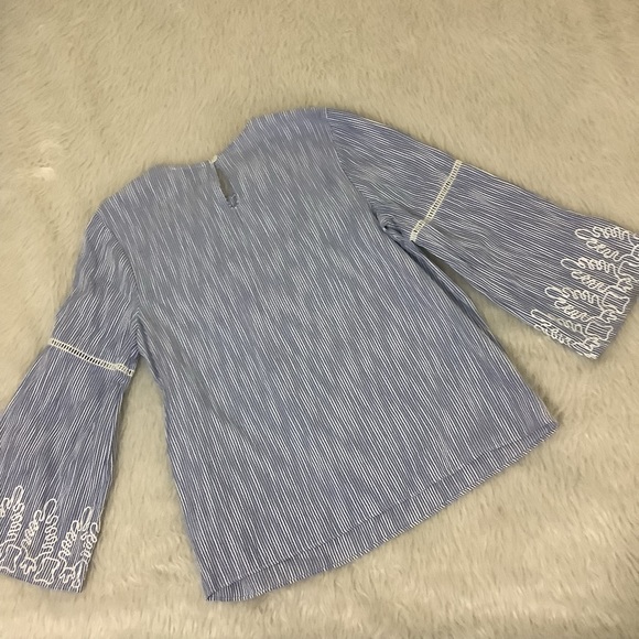 Stella & dot summer beach embroidered top size medium - Picture 5 of 6